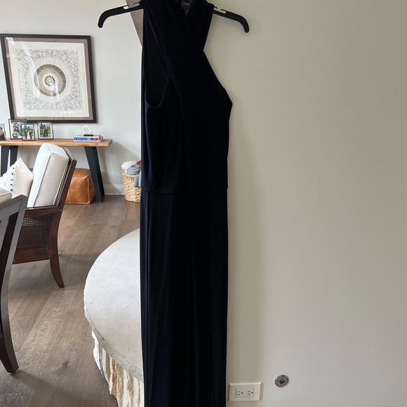 Chicos Cross front halter jumpsuit - Picture 3 of 4